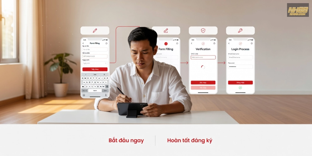 Hướng dẫn từng bước đăng ký và sử dụng tài khoản NH88 an toàn