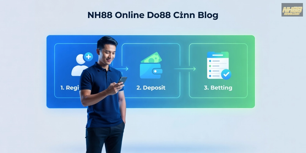 Hình minh họa khái niệm hướng dẫn nh88 dành cho người mới bắt đầu