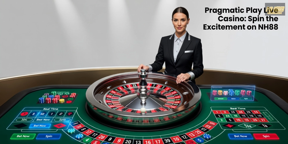 Hình ảnh bàn chơi live casino nh88 từ Pragmatic Play với giao diện sống động